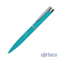 Ручка шариковая Alice, покрытие soft touch, красная