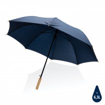 Плотный зонт Impact из RPET AWARE™ с автоматическим открыванием, d120 см, темно-серый Плотный зонт Impact из RPET AWARE™ с автоматическим открыванием, d120 см, темно-серый