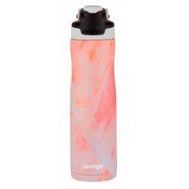 Термос-бутылка Contigo Couture Chill, белая с розовым Термос-бутылка Contigo Couture Chill, белая с розовым
