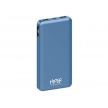 Портативный внешний аккумулятор MFX, 10000 mAh, синий Портативный внешний аккумулятор MFX, 10000 mAh, синий