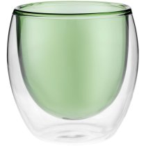 Стакан с двойными стенками Glass Bubble, зеленый Стакан с двойными стенками Glass Bubble, зеленый