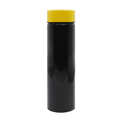 Термос с датчиком температуры Reactor duo black, черный с желтым