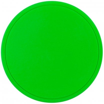 Лейбл из ПВХ Dzeta Round, L, зеленый