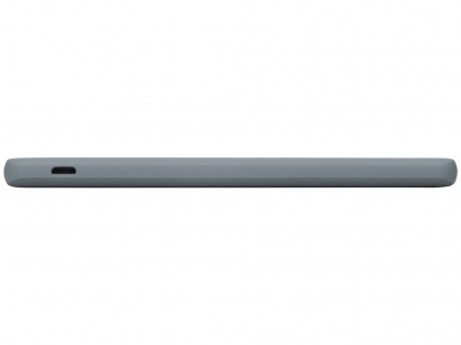 Портативное зарядное устройство Reserve с USB Type-C, 5000 mAh, серое, вид сбоку