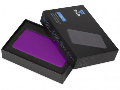 Портативное зарядное устройство Reserve с USB Type-C, 5000 mAh, фиолетовое, в коробке