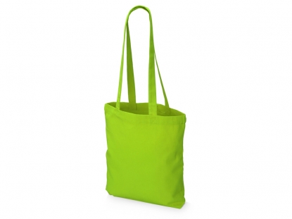 Сумка из плотного хлопка Carryme 220, ярко-зеленая, общий вид