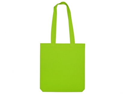 Сумка из плотного хлопка Carryme 220, ярко-зеленая, вид спереди