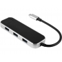 Хаб USB Type-C 3.0 Chronos, черный