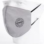 Бесклапанная фильтрующая маска RESPIRATOR 800 HYDROP, серая, пример использования