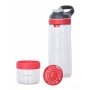Бутылка Contigo Cortland Infuser 0.72л, прозрачная с красным
