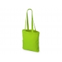 Сумка из плотного хлопка Carryme 220, ярко-зеленая, общий вид