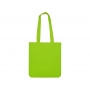 Сумка из плотного хлопка Carryme 220, ярко-зеленая, вид спереди