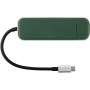 Хаб USB Type-C 3.0 Chronos, зеленый